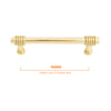 2049 Plain Solid Brass Pull