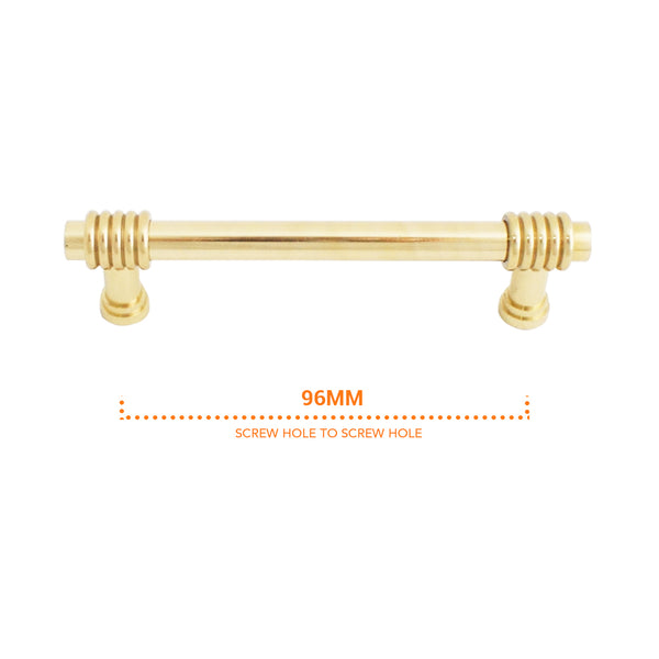 2049 Plain Solid Brass Pull