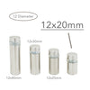12mm Glass Standoff Sign Board Holder (Stainless)