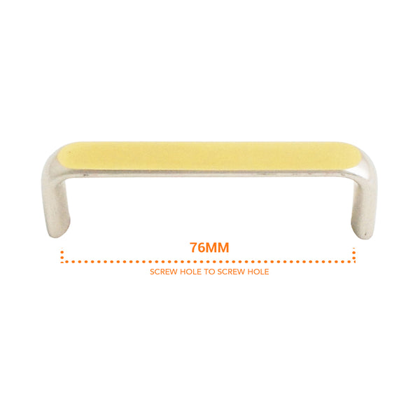2160 Two Toned Solid Brass Pull