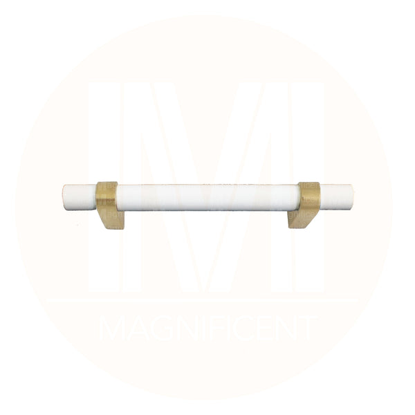 2169 Classy White Solid Brass Pull