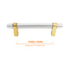 2169 Classy Chrome Plated Solid Brass Pull