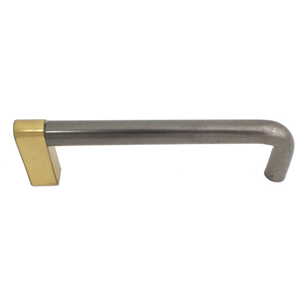 2193 Nickel Black Solid Brass Pull