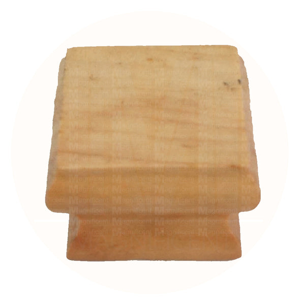 2289 Square Light Oak Wooden Knob