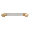 2372 Acrylic Crystal Like Brass Pull