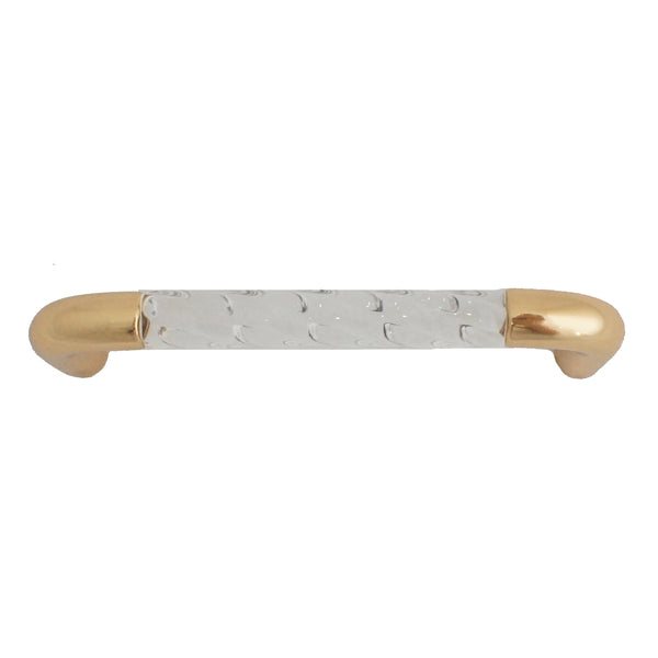 2372 Acrylic Crystal Like Brass Pull