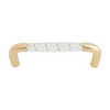 2372 Acrylic Crystal Like Brass Pull
