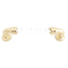 2374 Acrylic Crystal Like Brass Pull