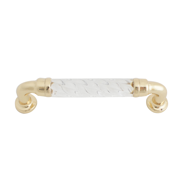 2374 Acrylic Crystal Like Brass Pull