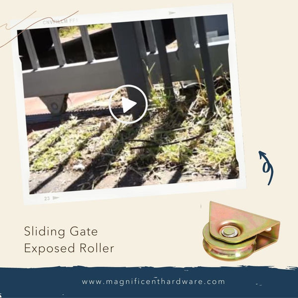 50S V-Groove Exposed Gate Roller
