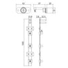 Evergood 288 Central Lock with Locking Bar