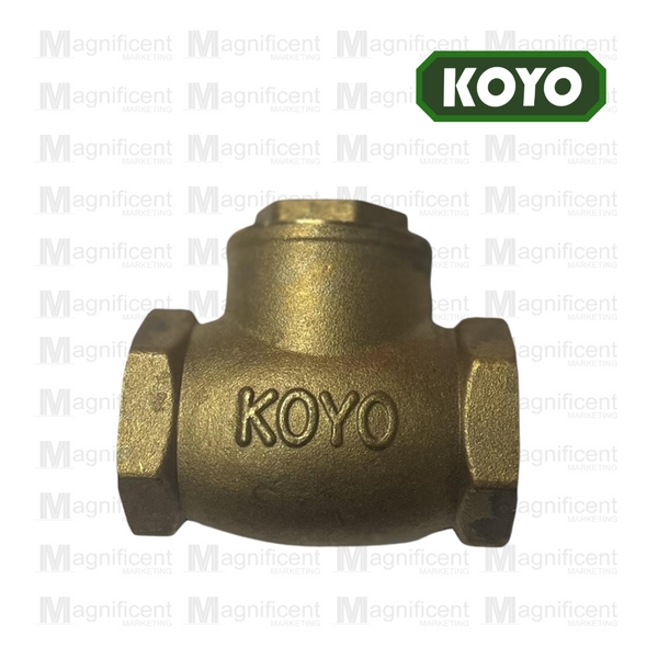 KOYO Brass Swing Check Valve 125 psi