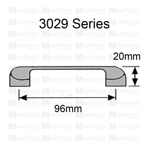 3029 Plastic Pink Pull Handle