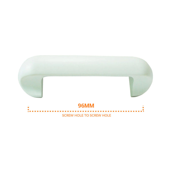 3029 Plastic White Pull Handle