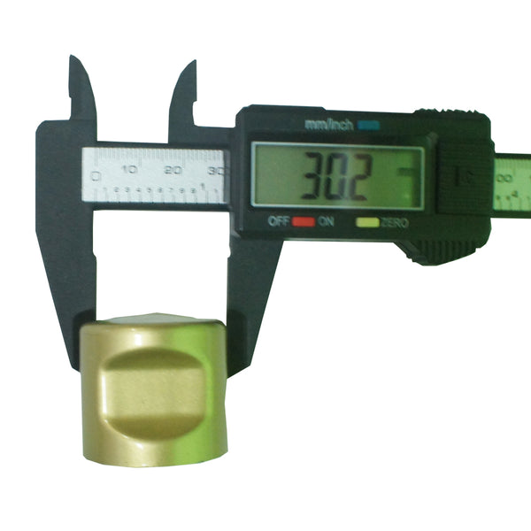 3055 Helmet Gold Plastic Knob