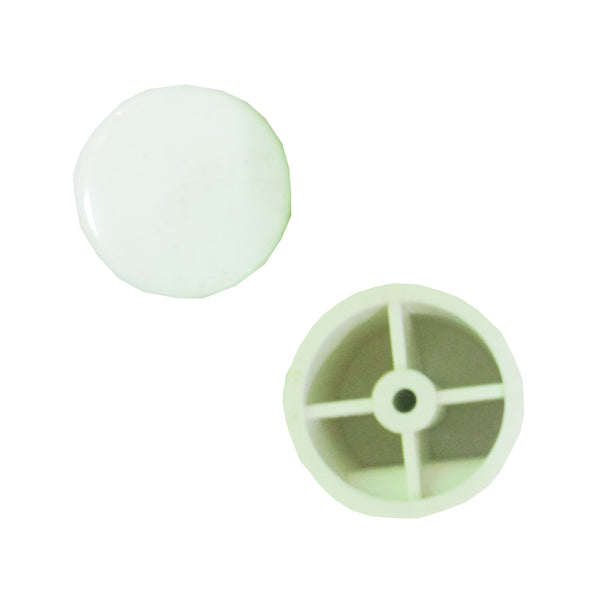 3055 White Plastic Knob