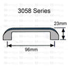 3058 Plastic Dynasty Reef Pull Handle