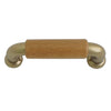 3113 Dark Oak Zinc Brass Plated Pull - Magnificent Marketing (DIY Builders Hardware)