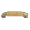 3113 Light Oak Zinc Brass Plated Pull - Magnificent Marketing (DIY Builders Hardware)