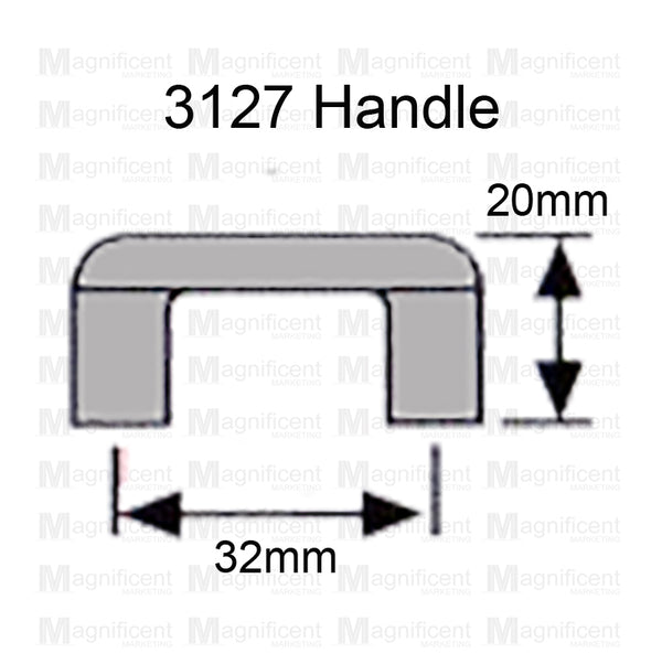 3127 Helmet Gold Plastic Handle