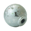 3128 Silver Plastic Knob