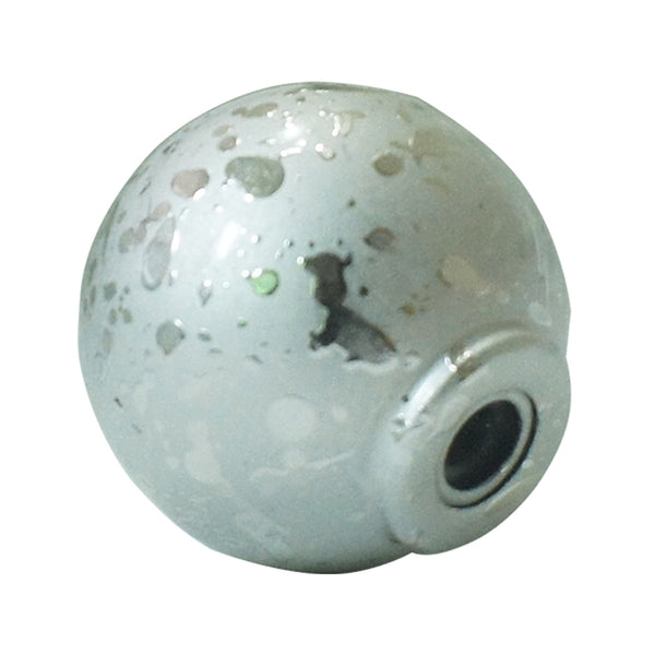 3128 Silver Plastic Knob