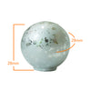 3128 Silver Plastic Knob