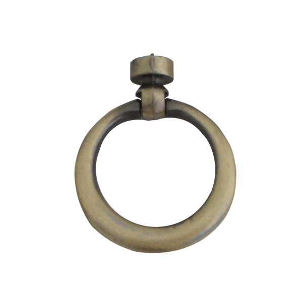 325 Antique Brass Ring Style Knob Handle