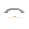 3264 Plain Gray Plastic Pull Handle