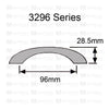 3296 Plastic Dynasty Granite Pull Handle