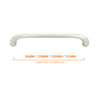 3308 Plain Stainless Pull Handle