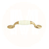 332 Beige / Brass Classy Ceramic Pull