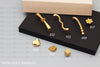 832 Plain Satin Gold Pull