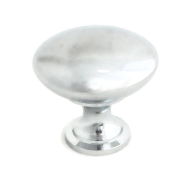 387 Plain Chrome Knob Handle