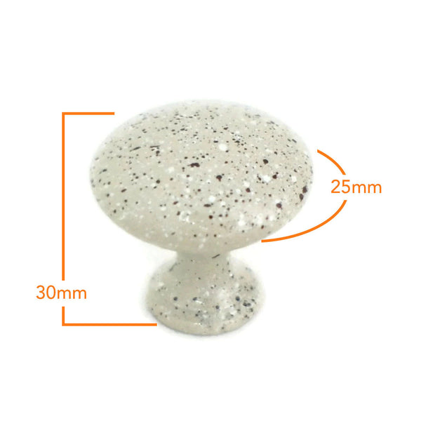 387 Beige Marble Zinc Alloy Knob