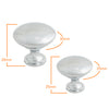 387 Plain Chrome Knob Handle