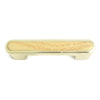 391 Oak Wrapped in Brass Plastic Pull Handle - Magnificent Marketing (DIY Builders Hardware)