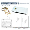 Tajima Glass Door Patch Fitting Set