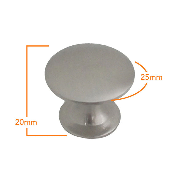 4029 Round Stainless Knob