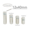 12mm Glass Standoff Sign Board Holder (Stainless)