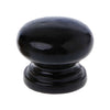 4102 Black Coated Wood Knob