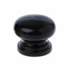 4102 Black Coated Wood Knob