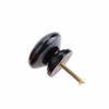 4102 Black Coated Wood Knob