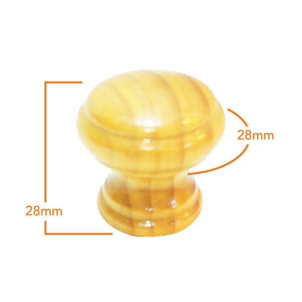 4123 Beech Wooden Knob