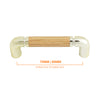 439 Oak Brass Plastic Pull Handle