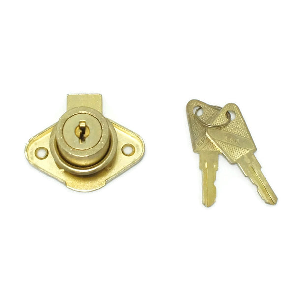 Spartan 4510 Brass Plated Drawer Lock