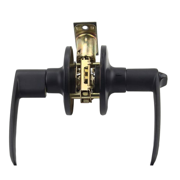 Corona Black Entrance Keyed Lever Lock