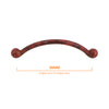 502 96mm Camphor Red Zinc Alloy Pull