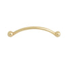 502 128mm Brass Plated Pull