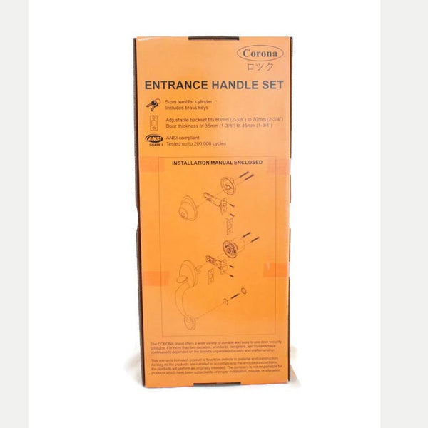 Corona Entrance Lock Handle Set